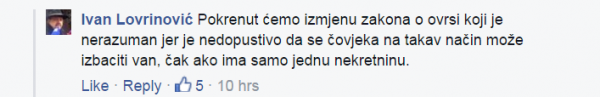 lovrinović izjava