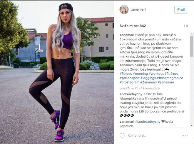 Žanamari Perčić/Instagram