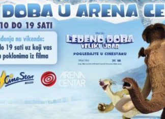 ODLIČAN PROGRAM ZA DJECU: Rashladite se uz radionice na temu filma Ledenog doba: Veliki udar