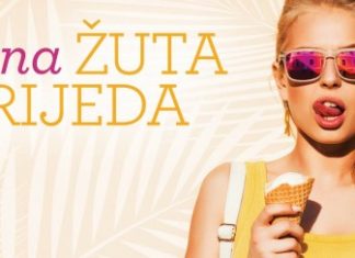 LJETNA ŽUTA SRIJEDA: Iskoristite odlične popusti, a za svaku kupnju iznad 300 kuna uživajte u sladoledu