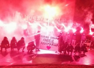 Emotivan oproštaj od malene Anamarije: BBB bakljadom odao počast žrtvi potresa