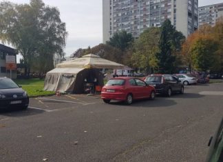 (FOTO) KAO DA JE PANDEMIJA GOTOVA! Evo kako izgleda testiranje na koronavirus u Novom Zagrebu, gotovo u tren oka!