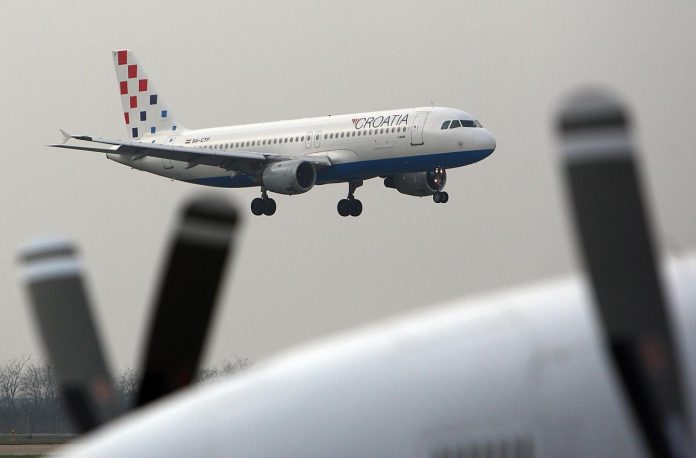 croatia airlines avion zrakoplov
