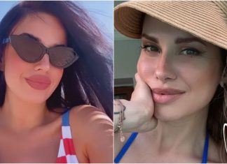 (VIDEO) Kojoj bolje stoji, prosudite sami! Ecija Ivušić i Ivana Knoll pozirale u kupaćem s motivima šahovnice