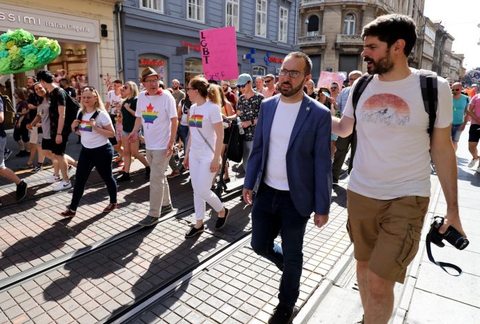 Zagreb: Gradonačelnik Tomislav Tomašević na povorci ponosa