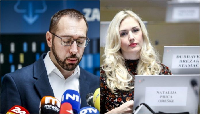 Natalija Prica, Tomislav Tomašević