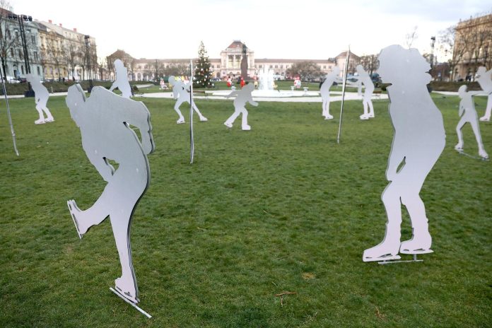 klizalište tomislavac siluete