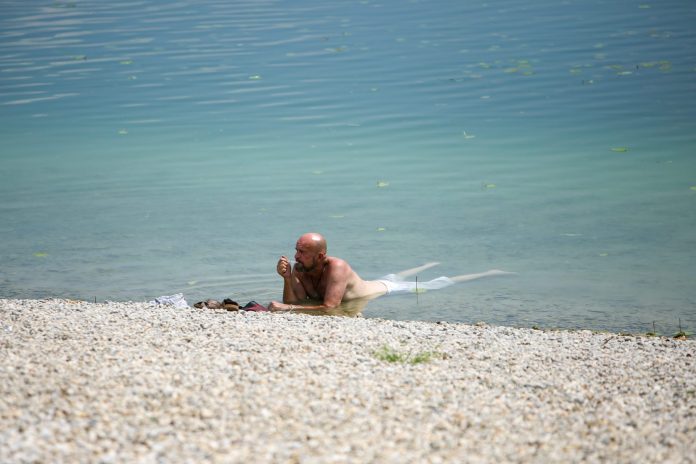 jarun, kupanje, jezero, kupač