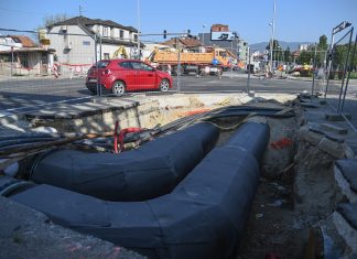 POLAGANJE ELEKTROENERGETSKOG KABLA: Bus 109 vozi preko Voltinog!