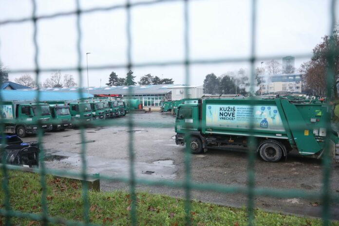 Prosvjed radnika Čistoće Zagreb