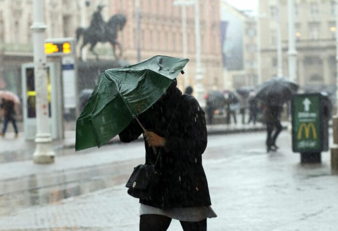 kiša, vrijeme, nevrijeme, prognoza