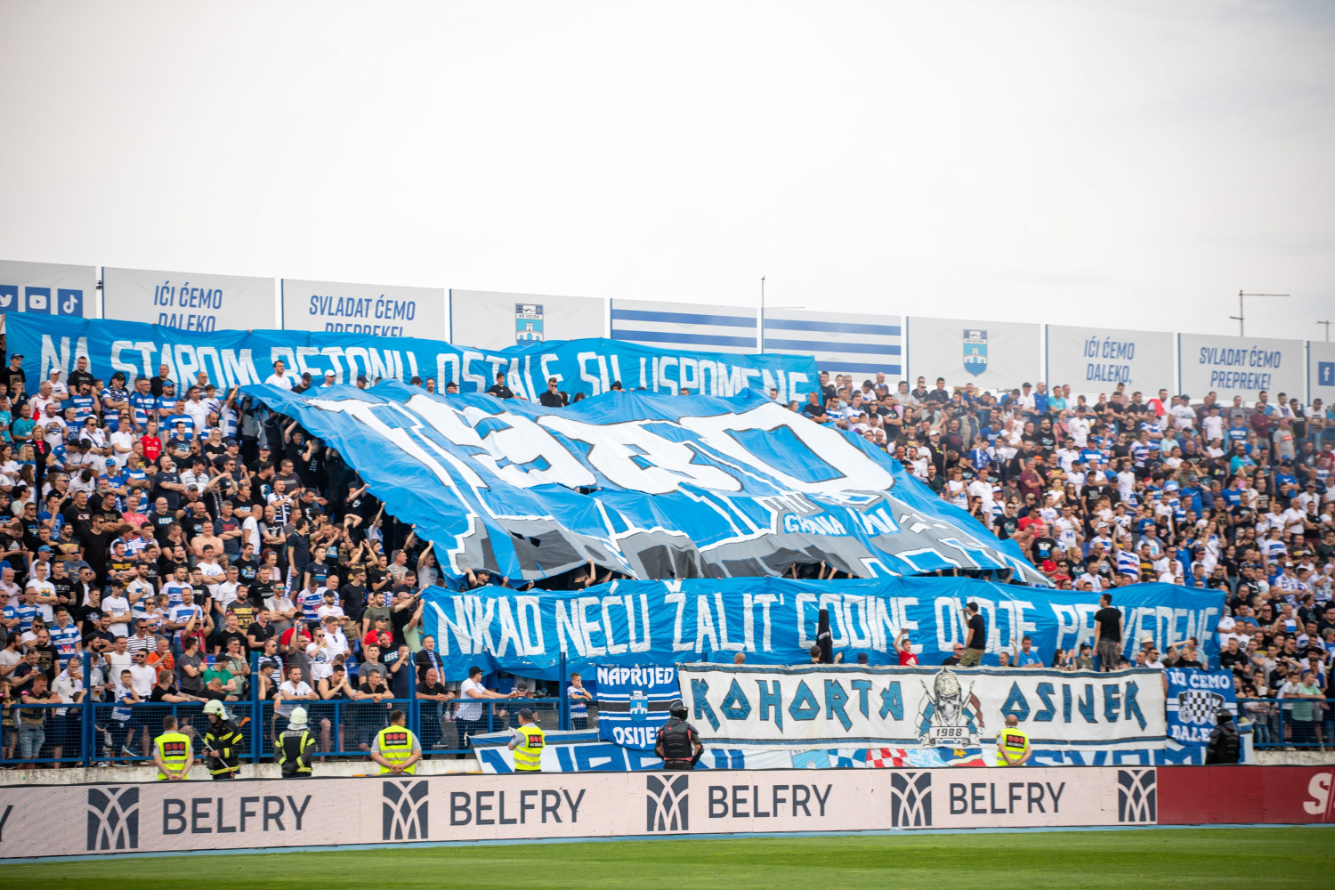 Osijek, 07.05.2023 - Nogomet: Osijek - Dinamo, utakmica 33. kola SuperSport HNL