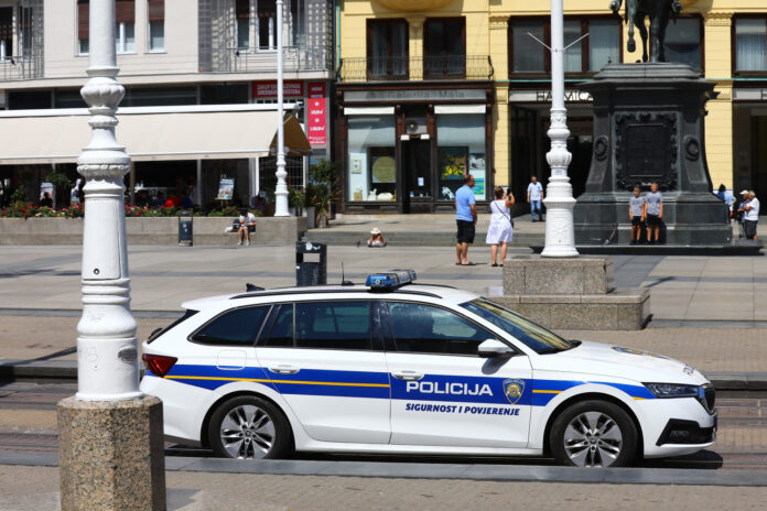 Zagreb, 15.08.2023 - Pojacano policijsko osiguranje uoci utakmice 3. pretkola UEFA Lige prvaka Dinamo - AEK