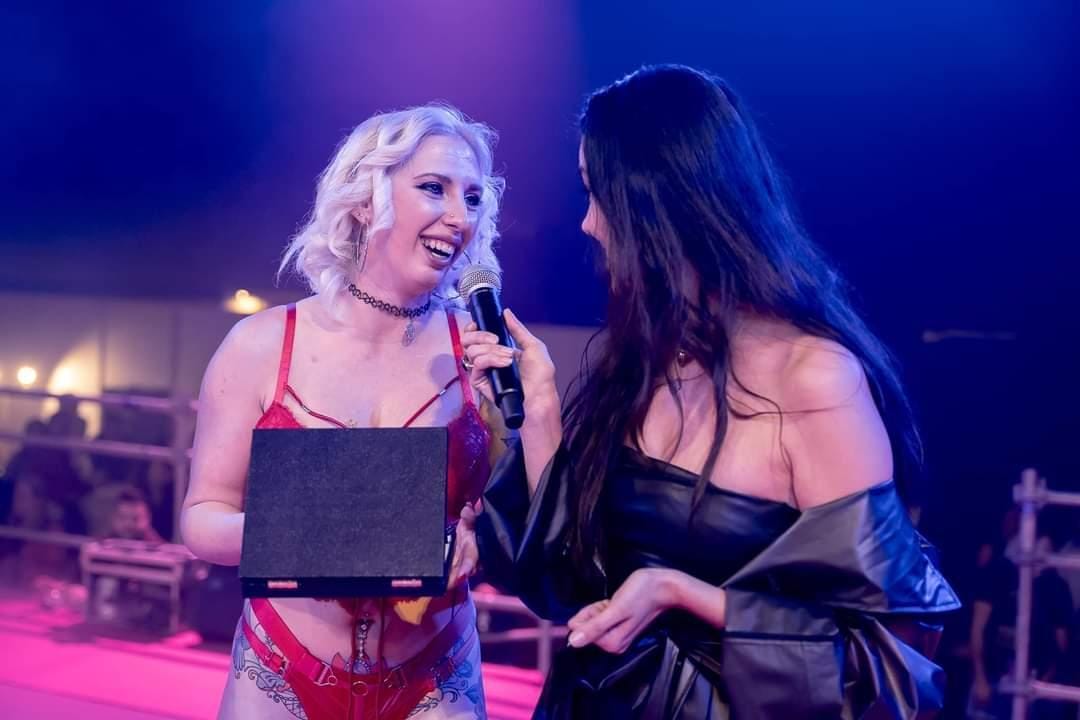 Marija Zadravec na sajmu Sloverotika u Celju (Foto: privatna arhiva)