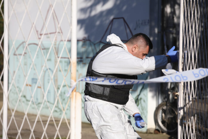 Varazdin, 19.12.2023 - Policijski ocevid u centru za beskucnike nakon napada nozem