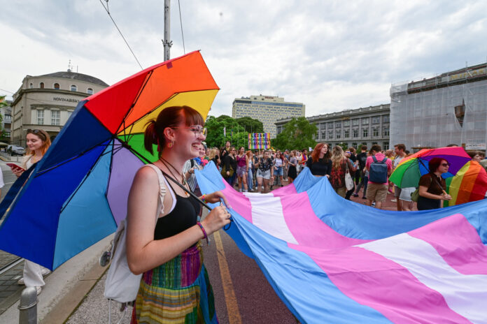 Zagreb, 10.06.2023 - Dvadeset i druga Povorka ponosa LGBTIQ zajednice, osoba i duginih obitelji