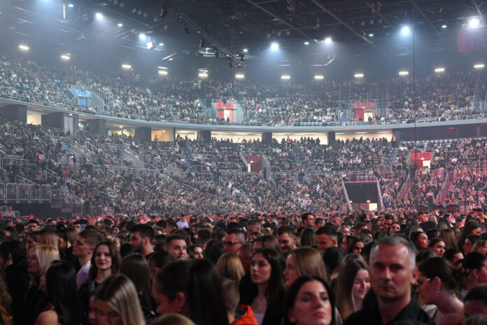 Zagreb, 02.12.2023 - Drugi koncert Aleksandre Prijovic u Areni