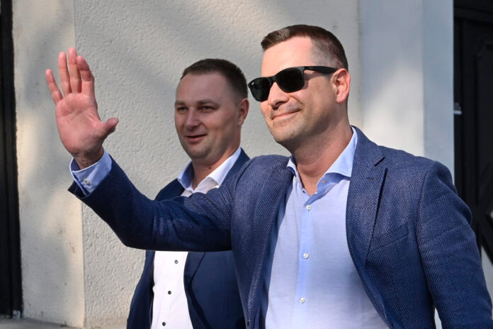 Zagreb, 05.09.2022 - Dolazak clanova na sjednicu sireg Predsjednistva HDZ-a