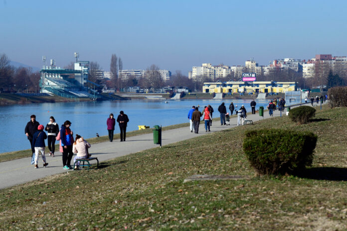 Zagreb, 28.01.2024 - Nedjeljne aktivnosti uz Jarunsko jezero