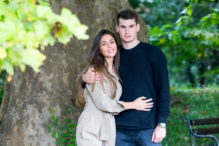 Zagreb, 27.09.2020 - Dominik Livakovic i Helena Matic