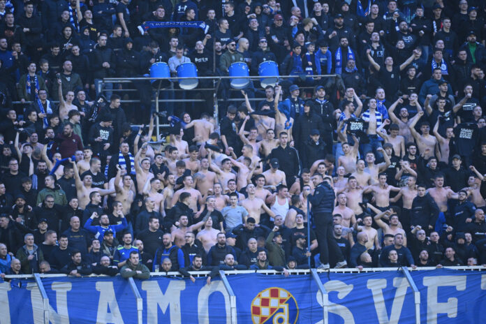 Zagreb, 10.03.2024 - Nogomet: navijaci na utakmici GNK Dinamo Zagreb - NK Slaven Belupo