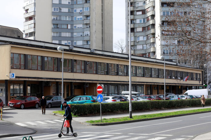 Zagreb, 26.02.2024 - Zgrada Doma zdravlja zapad pretrpjela je ostecenja tijekom potresa zbog cega uskoro ide u obnovu