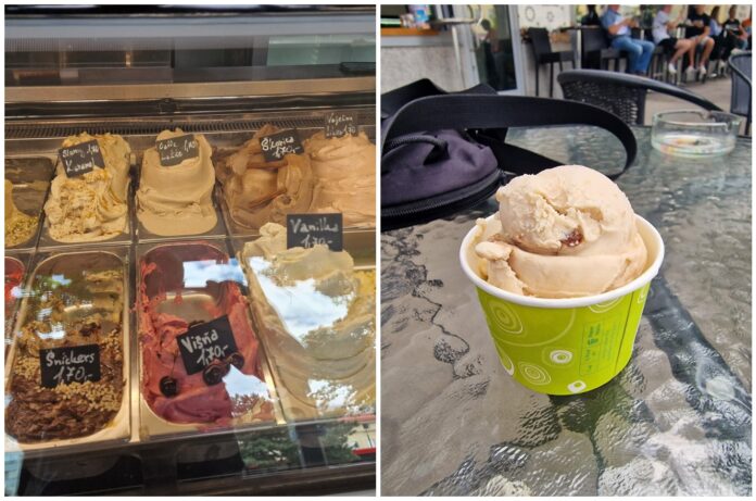 collage sladoled u slovačkoj