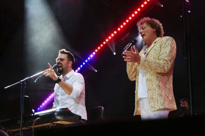 Pula, 27.07.2016 - Petra Graso, Tonci Huljic i Madre Badessa odrzali koncert u pulskoj areni