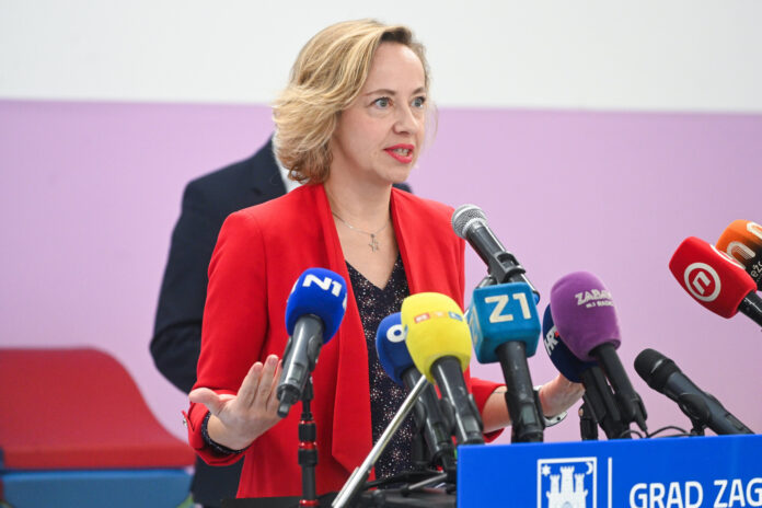 Zagreb 14.11.2023 - Gradonacelnik Tomasevic i zamjenici otvorili su novi objekt Djecjeg vrtica Markusevec u Sesvetama