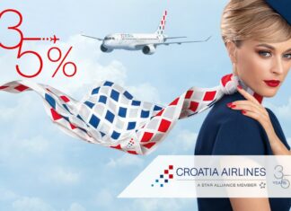 35% popusta povodom 35 godina Croatia Airlinesa