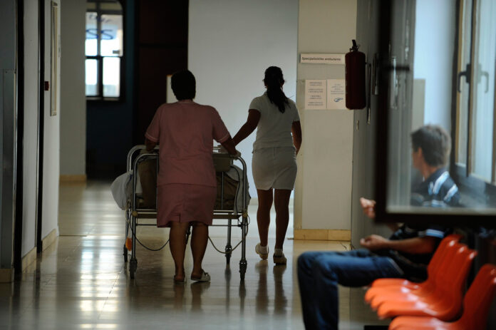 Knin, 11.7.2013 - Hodnici bolnice Hrvatski Ponos u Kninu