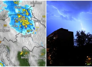 Radar otkriva, ovo nevrijeme juri prema Hrvatskoj: U Sloveniji rušilo stabla