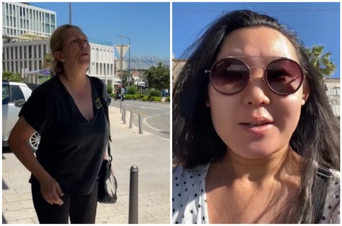 collage pljuvanje kineskinje