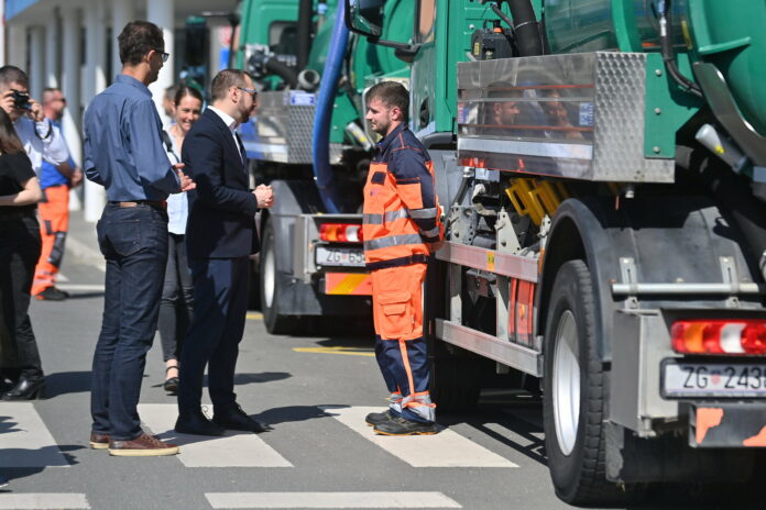 Zagreb, 12.04.2024 - Konferencija za medije o zbrinjavanju otpadnih voda iz sabirnih i septickih jama