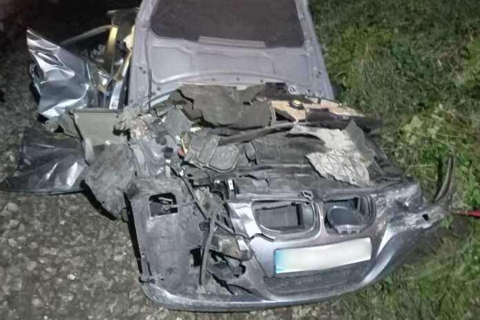 Osobni automobil nakon nesreće