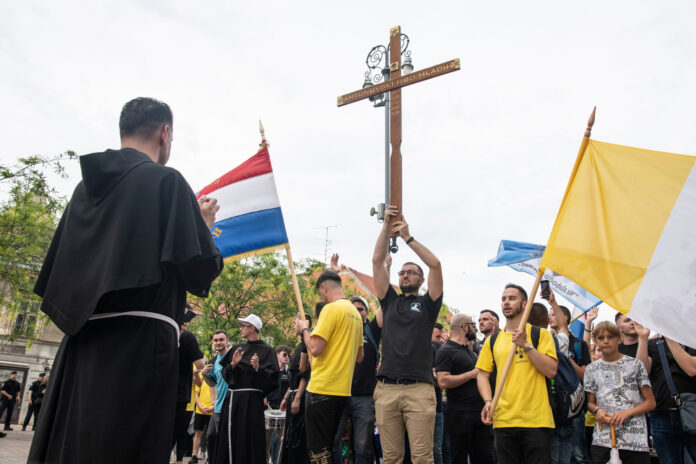 Zagreb, 10.06.2023 - Antunovski hod mladih uoci spomendana sv. Antuna Padovanskog, peti jubilarni