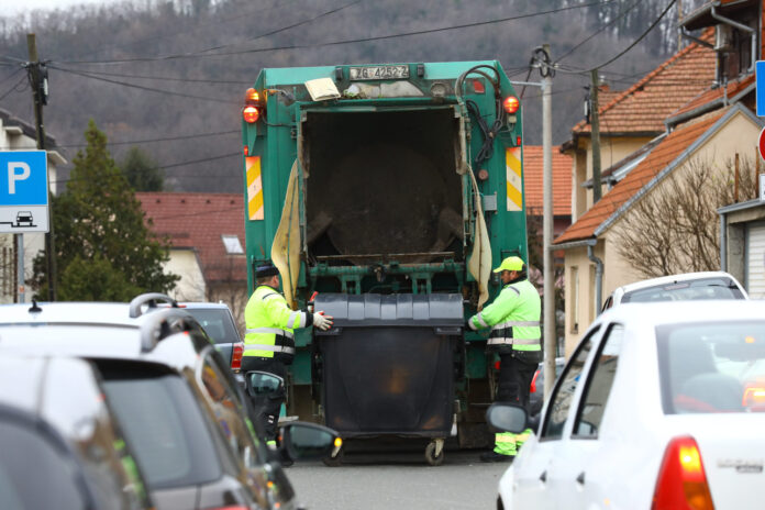 Zagreb, 26.01.2023 - Kamioni Cistoce odvoze smece samo iz vrtica, skola i bolnica