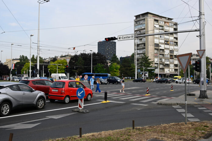 Zagreb, 22.07.2024 - Zapoceli su radovi na krizanju Drziceve i Vukovarske