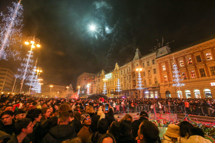 Zagreb, 31.12.2022 - Novogodisnja noc u Zagrebu