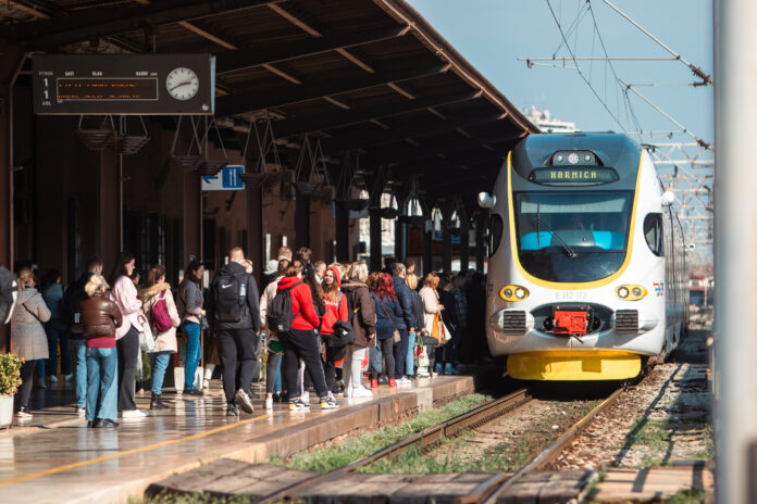 Zagreb, 19.03.2024 - Glavni zeljeznicki kolodvor