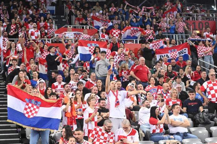 Zagreb, 28.01.2025 - Rukomet: Hrvatska - Madjarska, cetvrtfinalna utakmica Svjetskog prvenstva