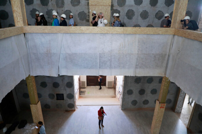 Zagreb, 21.09.2023 - Predstavljanje prve faze konstukcijske obnove i nastavak radova na obnovi zgrade Muzeja za umjetnost i obrt