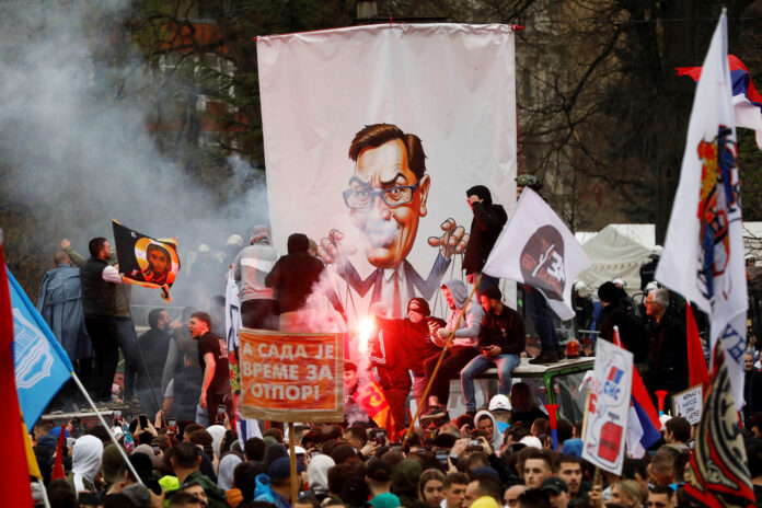 Beograd, 15.03.2025 - Masovni studentski protuvladin prosvjed