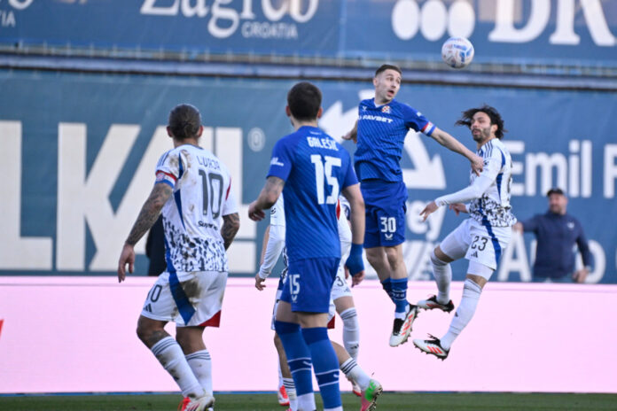 Zagreb, 02.03.2025 - Nogomet: Dinamo - Hajduk, utakmica 24. kola SuperSport HNL-a