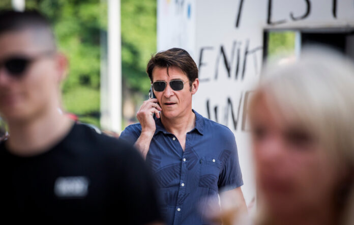 Sibenik, 06.07.2023 - Goran Visnjic na Medjunarodnom djecjem festivalu