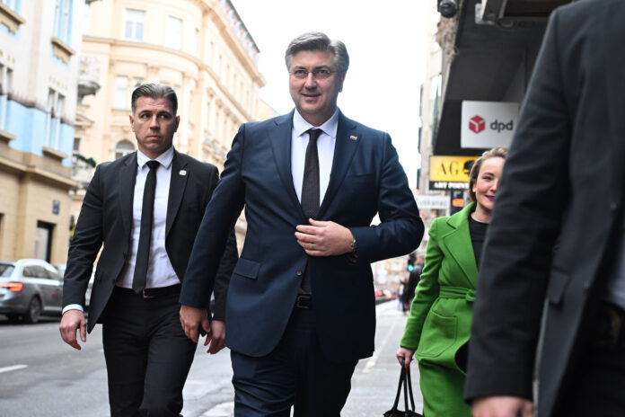 Zagreb, 10.03.2025 - Zajednicka sjednica Predsjednistva i Nacionalnog odbora HDZ-a