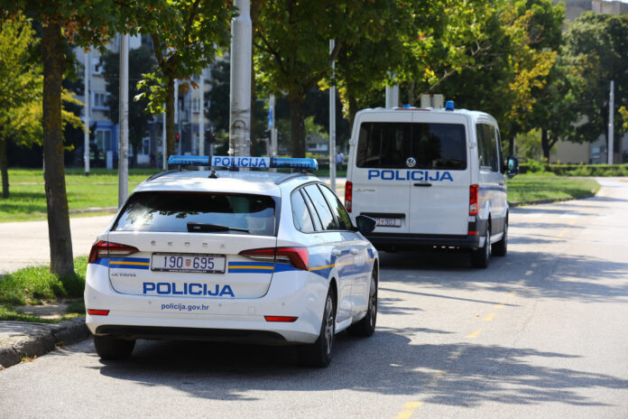 Zagreb, 15.08.2023 - Pojacano policijsko osiguranje uoci utakmice 3. pretkola UEFA Lige prvaka Dinamo - AEK