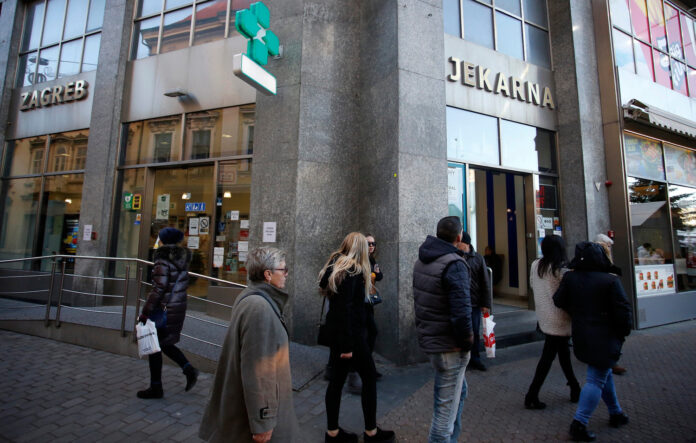 Zagreb, 02.01.2019 - Ljekarna na glavnom zagrebackom trgu