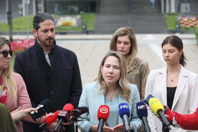 Zagreb, 20.05.2025 - Marija Selak Raspudic najavila kampanju za drugi krug izbora