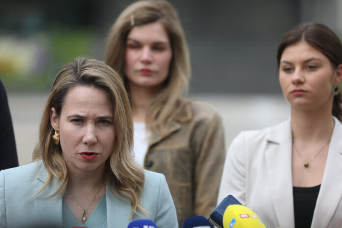 Zagreb, 20.05.2025 - Marija Selak Raspudic najavila kampanju za drugi krug izbora